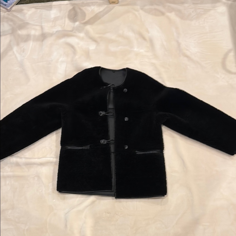Black Faux Fur Jacket